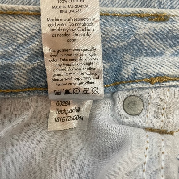 PacSun Baggy Straight Leg Jeans Light Indigo Blue Denim Mens Size 32x32 - Picture 14 of 14